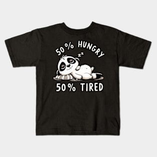 50% Hungry 50% Tired Meerkat Kids T-Shirt